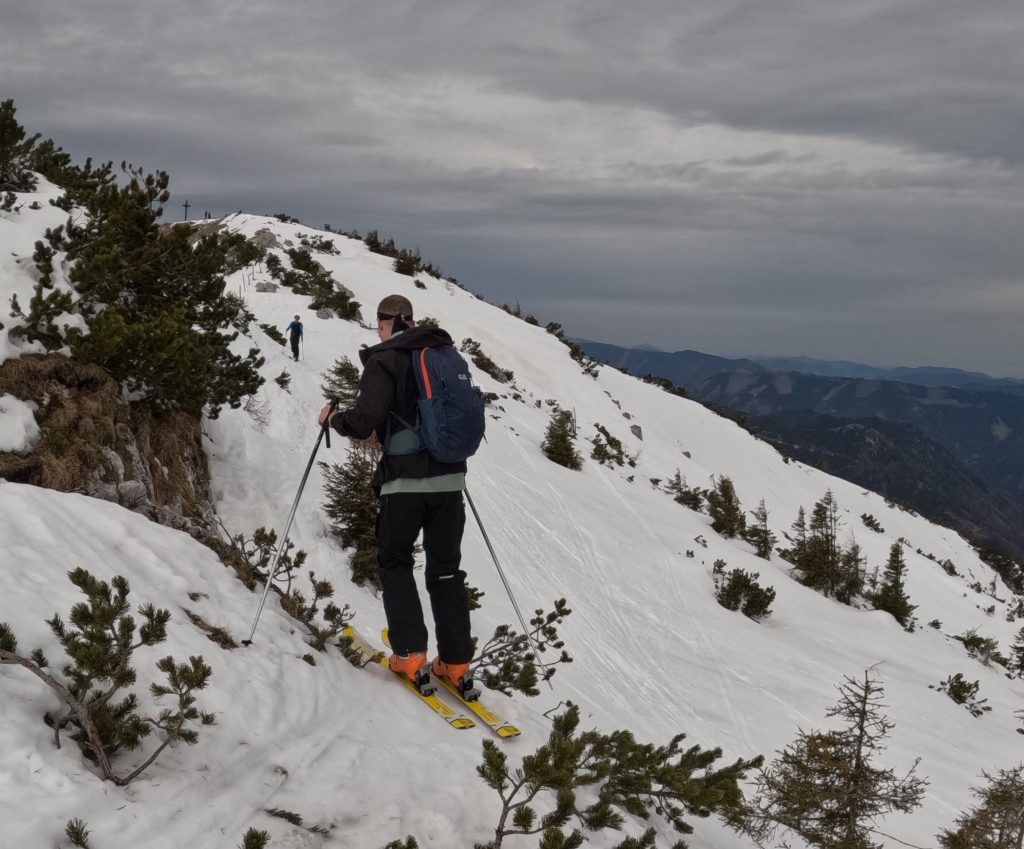 Samuel Lehner bei einer Skitour